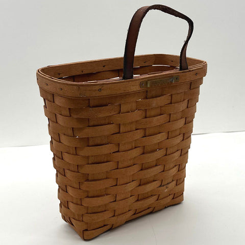 Longaberger Basket Lot 4 Pieces Century Celebration 2000 Lidded Wall Basket