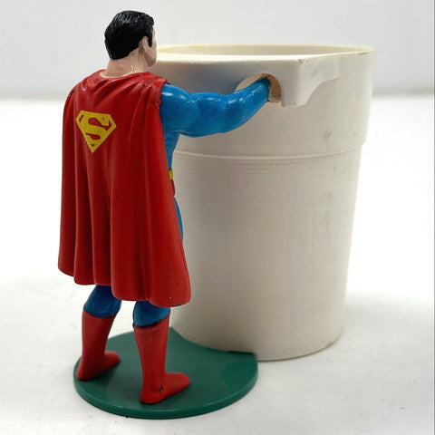 Burger King DC Super Heroes Cup Lot 4 Pieces Batman Superman Wonder Woman 2003