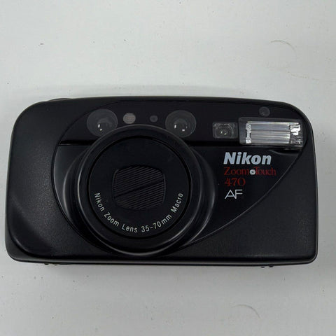 Vintage Nikon Zoom Touch 470 AF 35mm Point & Shoot Film Camera 35-70mm Lens