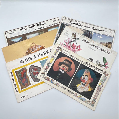 Lot 6 Vintage Susan Scheewe Painting Books Claudia Nice Don Weed Patterns 1980s