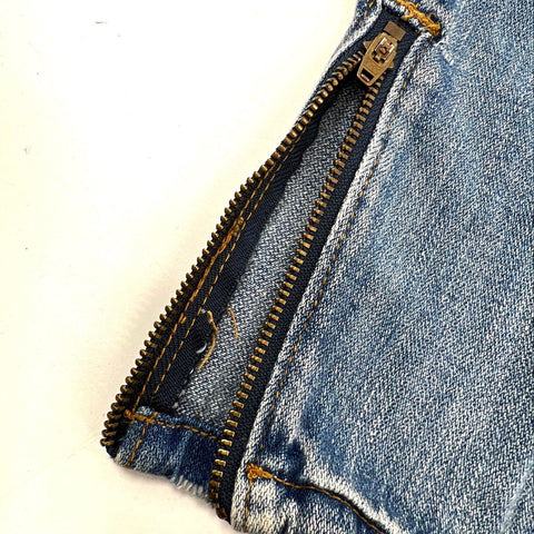One Teaspoon Women's Trashed Free Birds Skinny Jeans Cobain Blue Sz 30 NWT