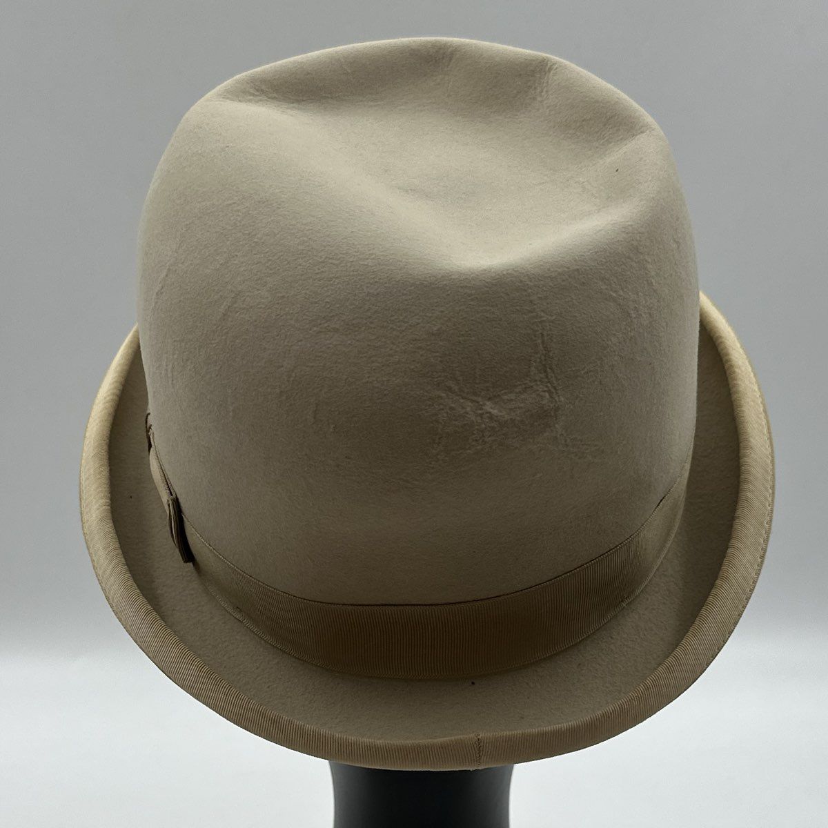 Vintage Stetson The Sovereign Men's Tan Fur Felt Fedora Hat Sz 56