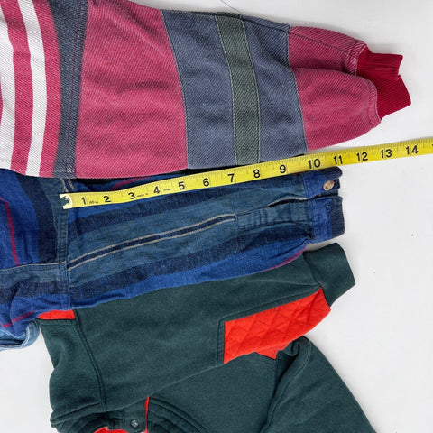 Vintage 90s Bugle Boy East Bay Gear Kids Clothing Lot 3pc Shirt Sweatshirt Sz 4T