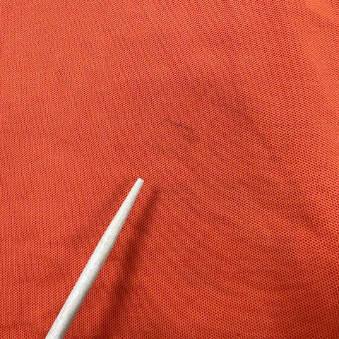 Psycho Bunny Classic Pima Cotton Polo Shirt Orange Logo Made in Peru Sz 4