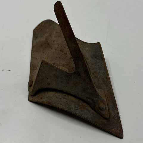 Vintage Cast Iron Agricultural Plow Share Point Moldboard Primitive Farm Tool