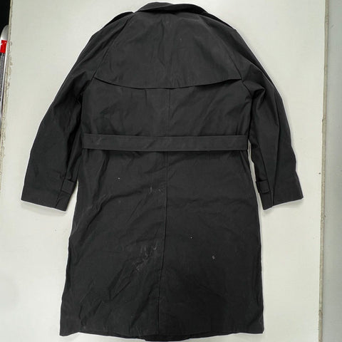 American Apparel Garrison Collection Men's All Weather Trench Coat Black NWT 46L