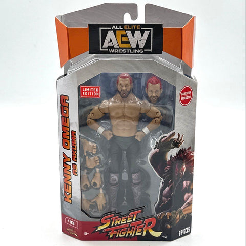 AEW Wrestling Figure Lot MJF Kenny Omega Akuma Britt Baker 3 Figures With Boxes