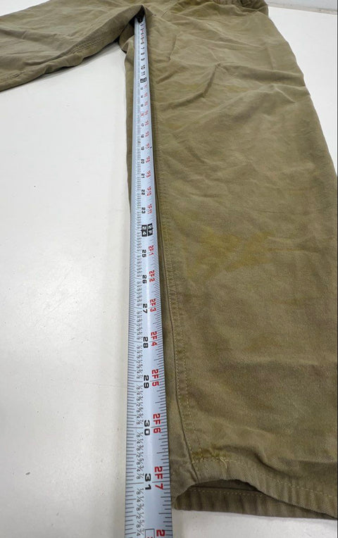 Marcel Monsivais Vintage 90s Tan Elastic Waist Artist Pants Santa Barbara Sz 2