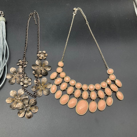 LOFT 1946 Fashion Costume Jewelry Lot of 6 Statement Bib Beaded Necklaces