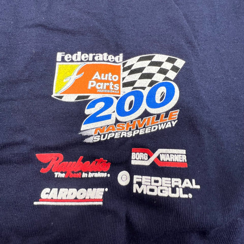 Vintage Y2K NASCAR Ken Schrader Federated Auto Parts 200 Racing T-Shirt Sz XL