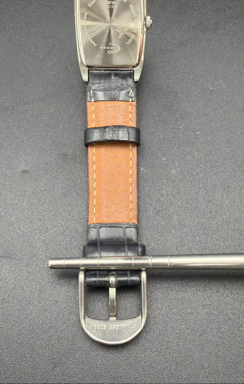 Cross Nissan Owner First Award Watch Tonneau Tank Blue Hands Leather
