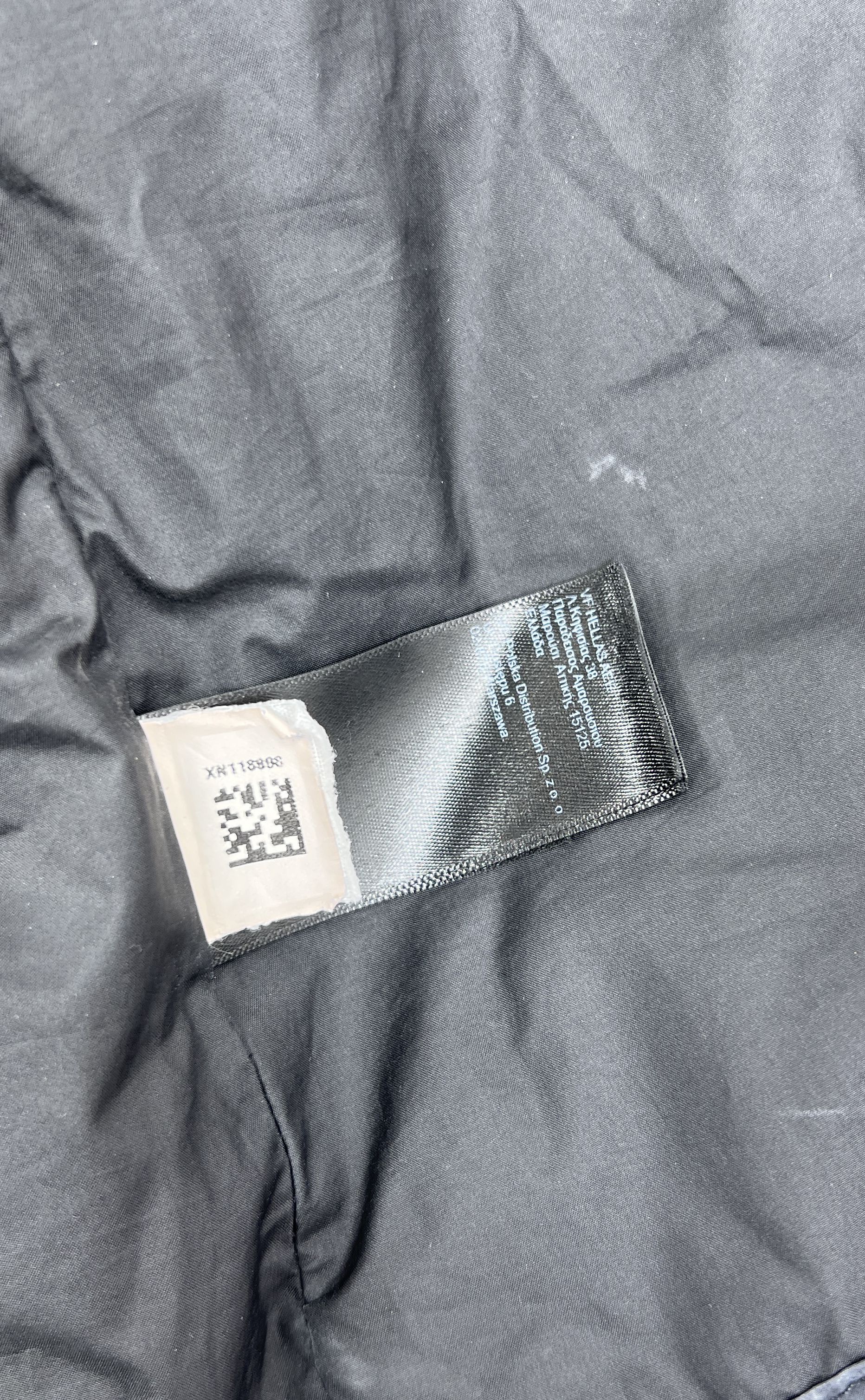 The North Face 550 Fill Down Faded Black Hooded Puffer Jacket Womens M