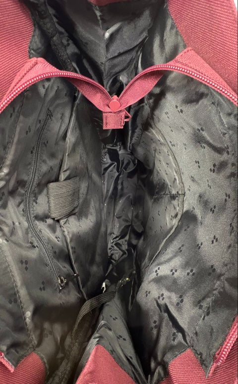 MAH Burgundy Minimalist Flap Top Backpack Rucksack MR20B195S06 NWT