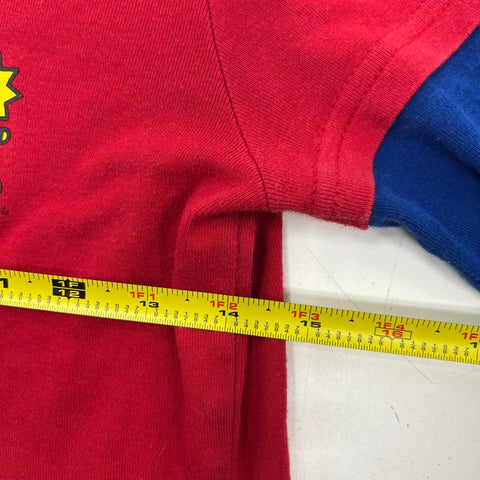 Vintage 2002 The Simpsons Family Graphic Y2K Layered Long Sleeve Shirt Sz L