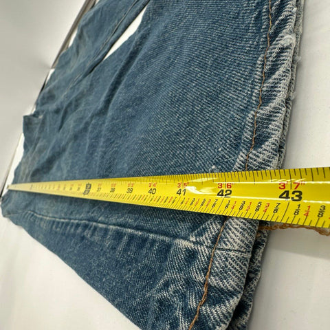 Vintage 90s Levi's Men's Blue Faded Straight Leg Denim Jeans Sz 36x30