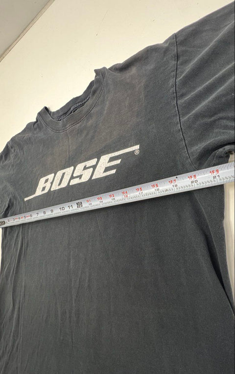 Vintage 90s Bose Audio Logo Graphic T-Shirt Sz L
