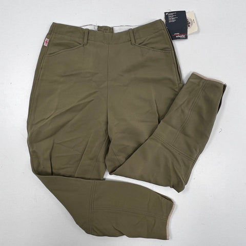 Miller's Women's Beige Schoeller Stretch Side Zip Breeches Jodhpurs Sz 32R NWT