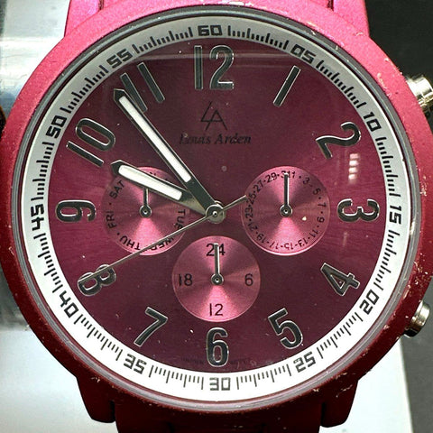 Lot of 3 Men's Wristwatches Monte Carlo SAMDA Louis Arden Sport Fashion As-Is