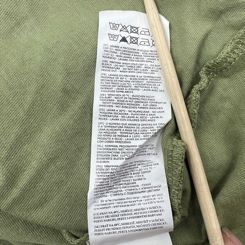 Kappa T-Shirt People In Motion Big Logo Graphic Green Sz Small