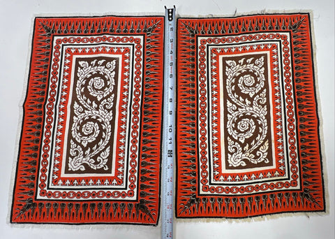 Vintage Linens Lot 8 Pieces Kitchen Towels Runner Floral Giraffe 60s 70s Style