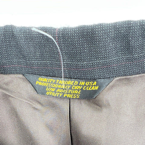 Vintage 80s John Weitz Mens Windowpane Plaid 2-Piece Suit Made in USA