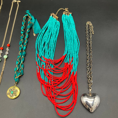 JoyFolie Charming Charlie Boho Statement Necklaces Jewelry Lot of 5