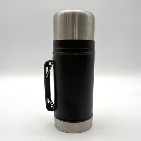 Stanley Classic Vacuum Insulated Thermos Black 1.1 Qt Stainless Steel Bottle