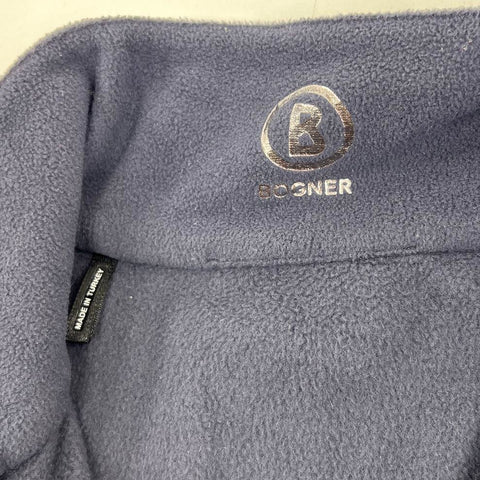 Bogner Navy Fleece 1/4 Zip Mock Neck Pullover Women's Size M