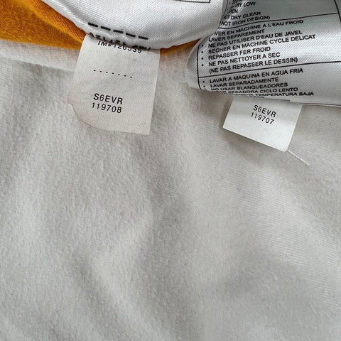 Jordan Kids Tracksuit Set Orange White Jacket XL & Pants M Mismatched