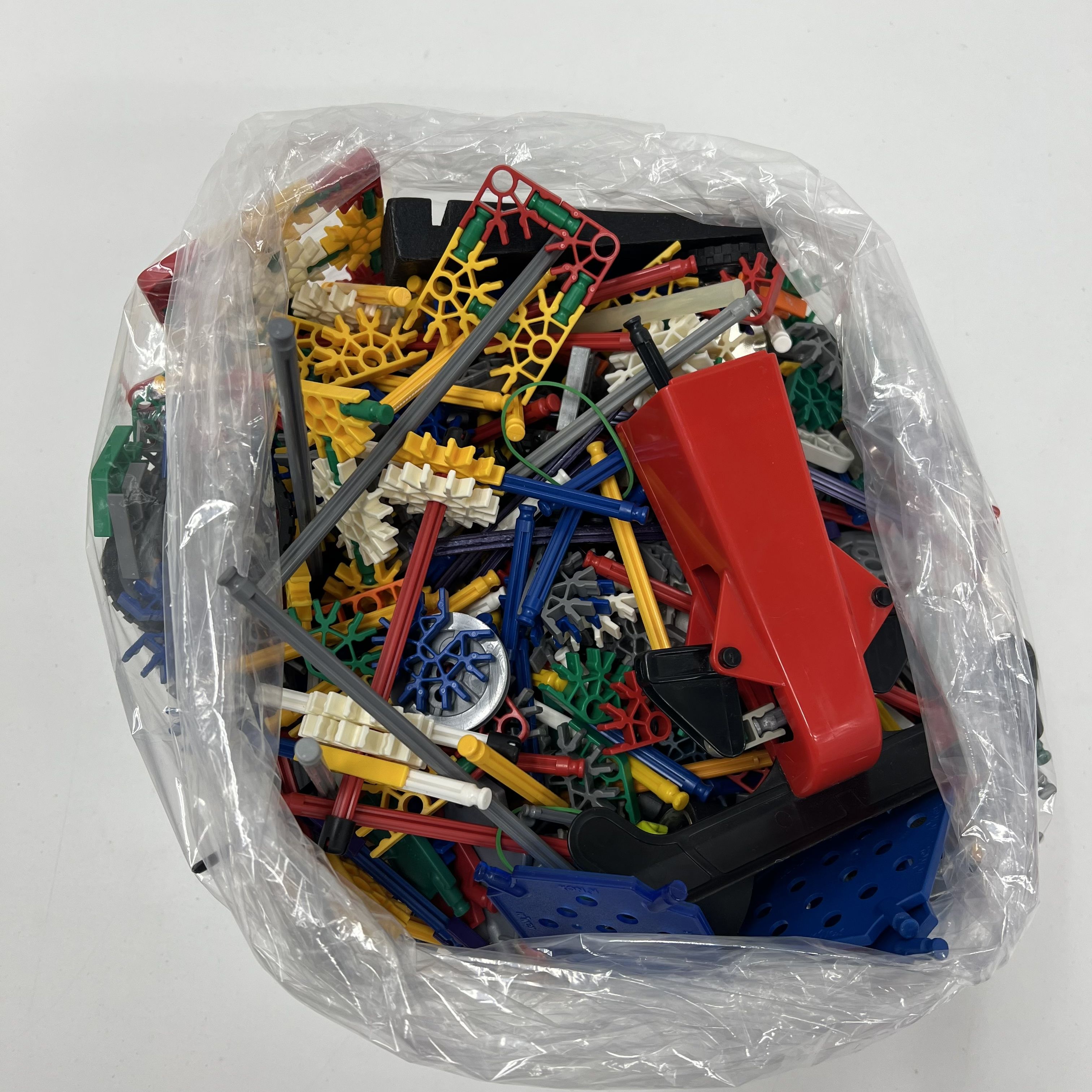 Lot of K'NEX Assorted Building Pieces 5.5LB+ with Manuals Case