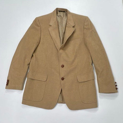 Vintage 80s Sulgrave 100% Camel Hair Blazer Sport Coat Parsow's Omaha Sz 42