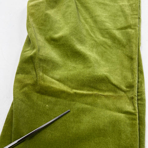 Ralph Lauren Sport Women's Green Corduroy Straight Leg 5-Pocket Pants Sz 10