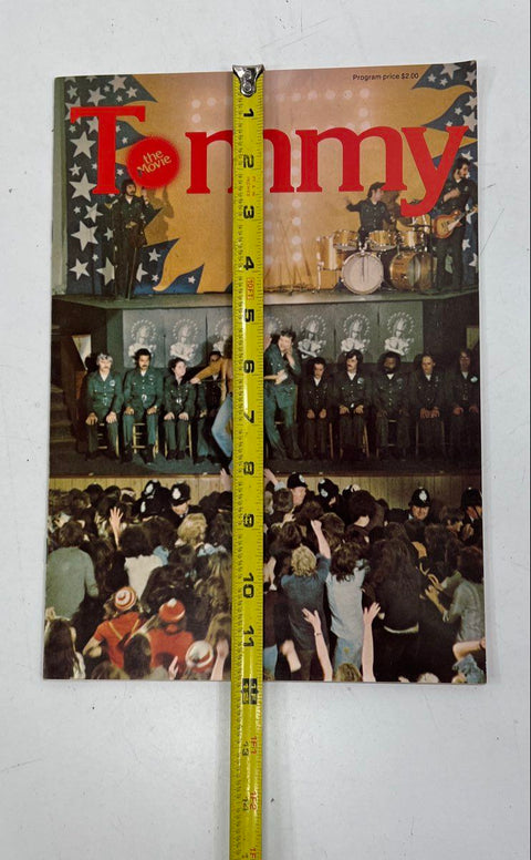 Vintage 1975 Tommy The Movie Program The Who Rock Opera Ken Russell Film Book