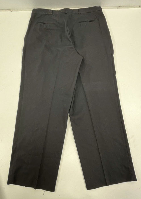 Lot 2 Perry Ellis Corbin Black Pleated Front Dress Pants Slacks Men's 38x29