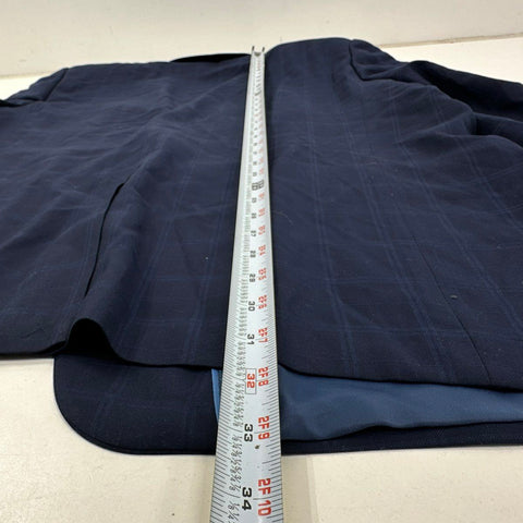 Johnny Bigg Men's Navy Brocks Check Stretch 2B Suit Jacket Size 48 NWT