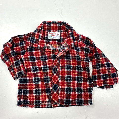 Vintage 80s 90s Kids Clothes Bundle Lot Park Bench Kids Bear Plaid Sz 18M