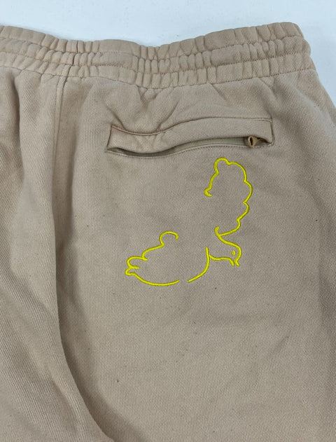 Puma x KidSuper Studios Tan Graphic Sweatpants Joggers Men's L