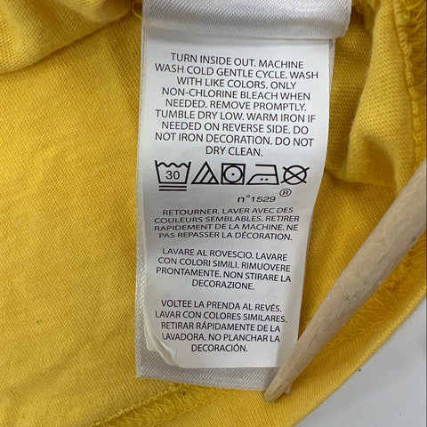 Polo Ralph Lauren Boys' Polo Bear T-Shirt Yellow Skier Graphic XL (18-20)