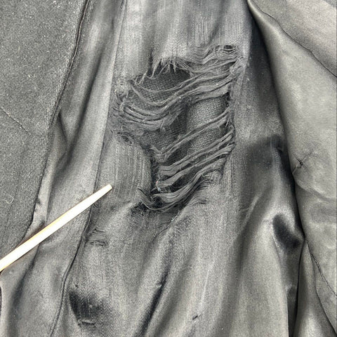 Vintage 80s Donnybrook Hockanum Wool Swing Coat Woven Shoulder Made in USA