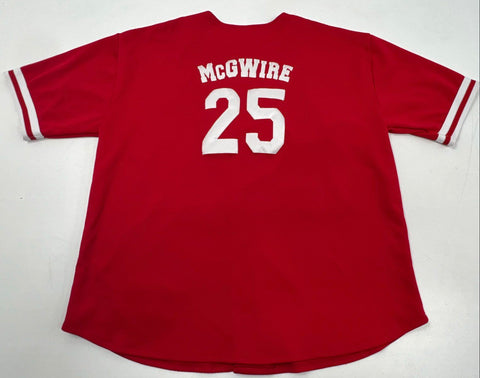 Vintage 90s Mark McGwire St Louis Cardinals Jersey Sport Attack MLB Sz XL