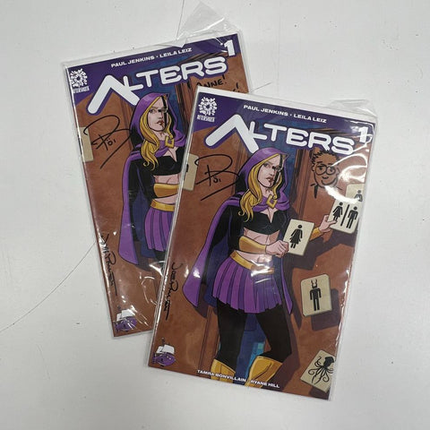 Alters #1 Ssalefish Exclusive Variant Lot (2) Aftershock Comics 2016 Autograph