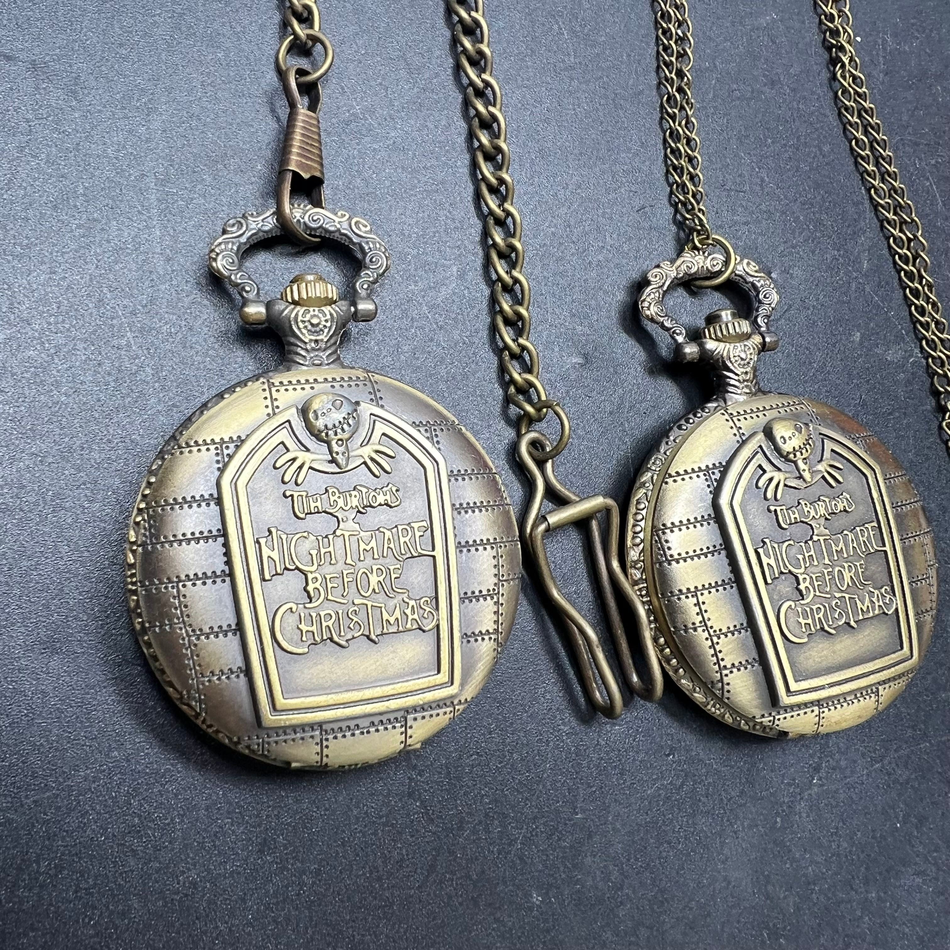 Lot of 5 Pocket Necklace Watches UNTESTED AS-IS