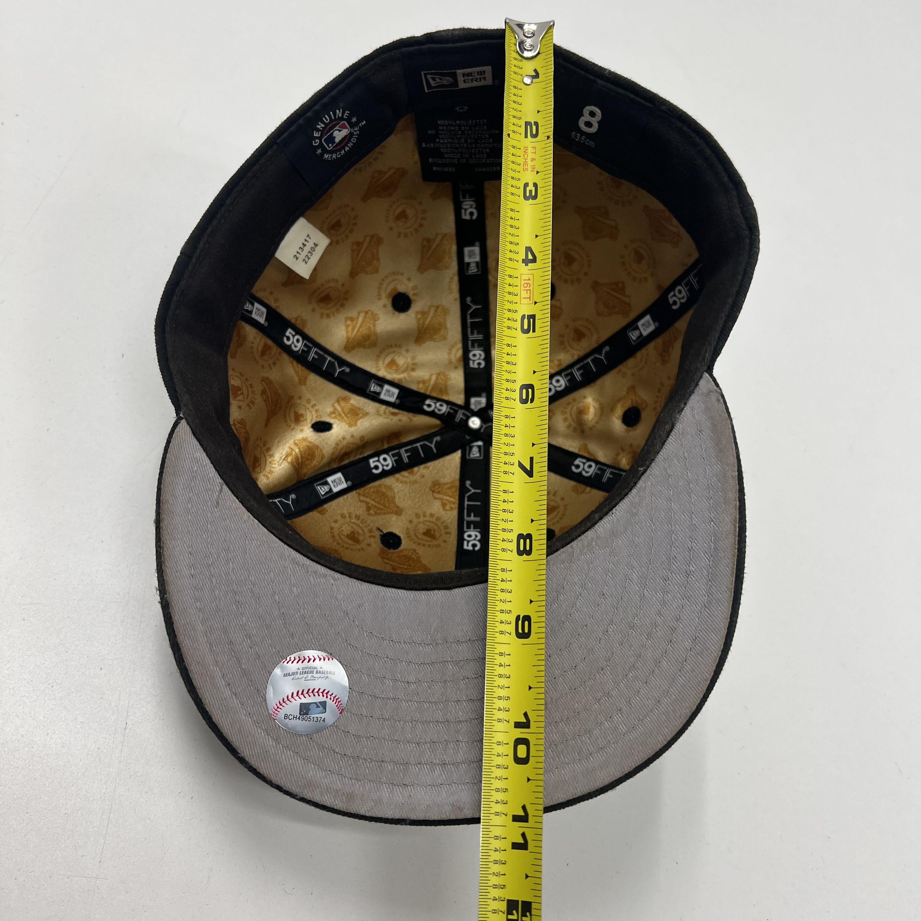 MLB NY Yankees Hernandez 1996 World Series New Era 59fifty Hat Men's Size 8