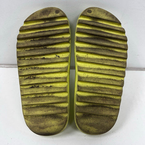 Adidas Yeezy Slide Glow Green EVA Foam Athletic Slip-On Sandals Size 12