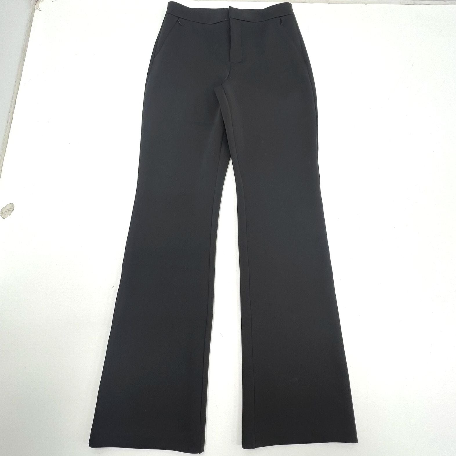 NWT Good American Black Slacks Dress Pants Women's Size 6/28 31" Inseam
