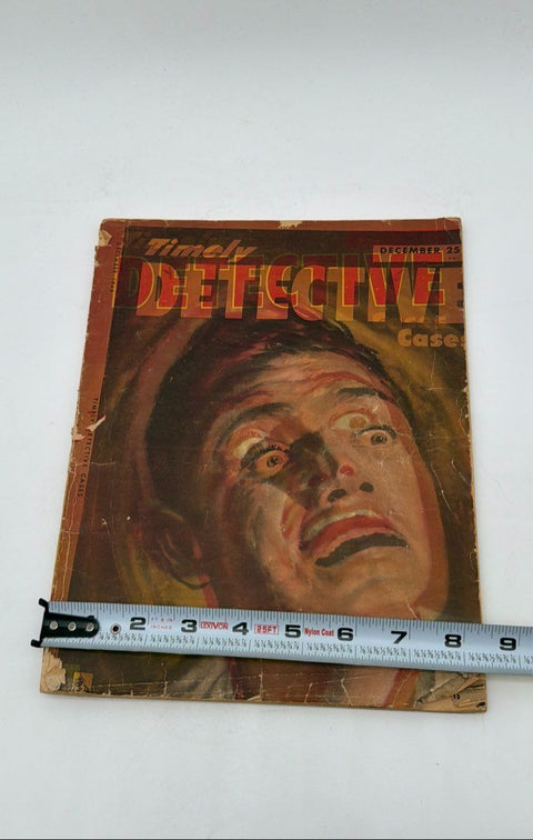 Timely Detective Cases December 1946 Timely Publications True Crime Pulp
