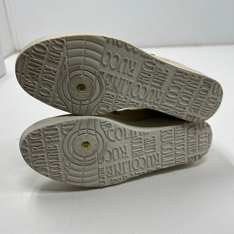 Rucoline Agile Jackie 226A GlitterNet Argento Cream High Top Sneaker Size 7