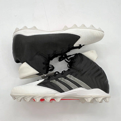 Nike Cleats Black White Mid Football Cleats Size 15 DS