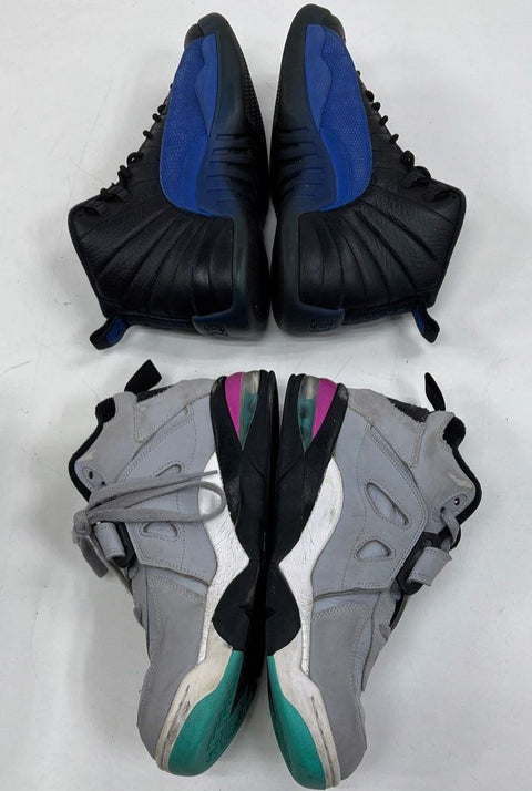 Lot of 3 Nike Air Jordan 12 5 & Air Trainer Max Sneakers Men's Size 8-8.5