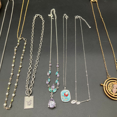 Harry Potter Time Turner Zodiac Fashion Jewelry Lot of 10 Necklaces Chokers